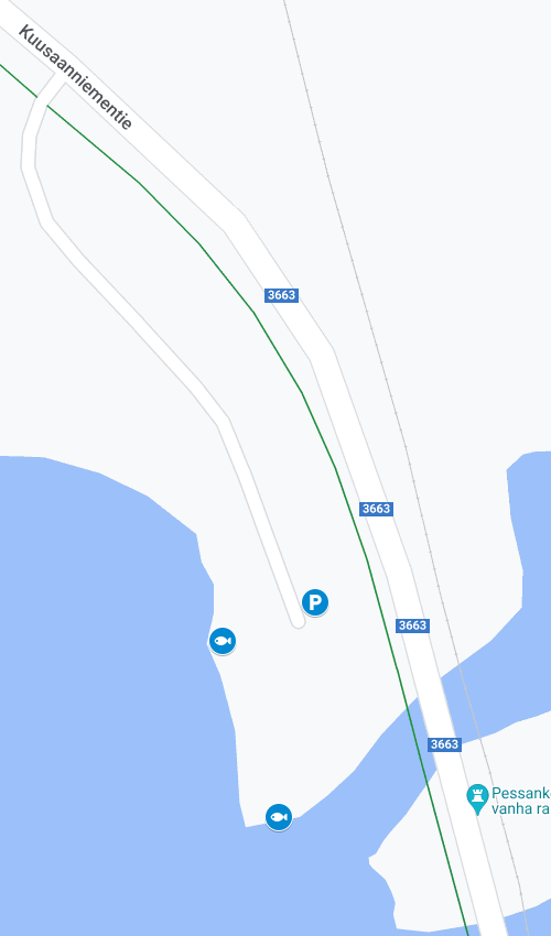 Pessankoski veneenlaskupaikka kartta